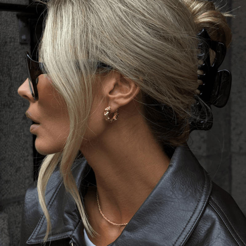 Hammered Hoops