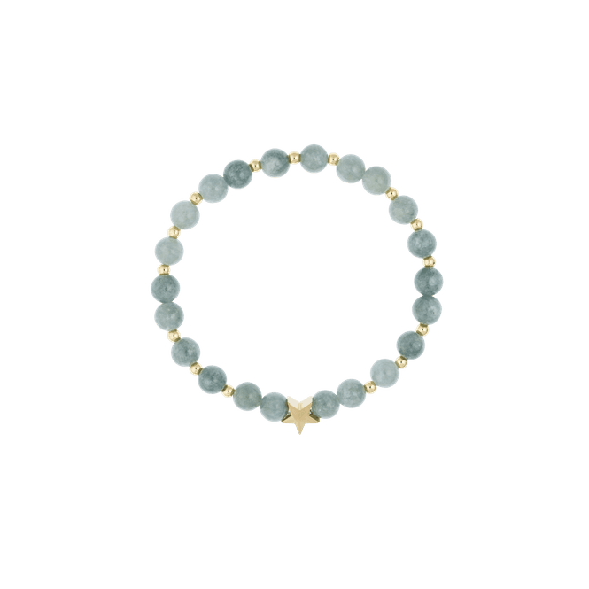 Hovedbilde Armbånd med naturlige steiner - Green jade