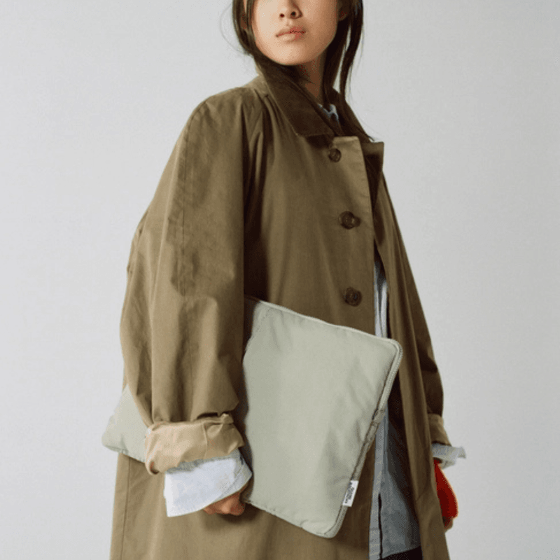 Padded pc - mappe - Olive