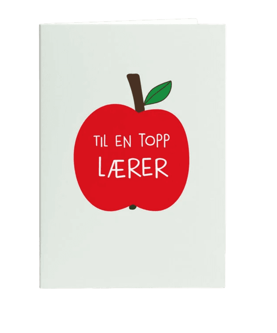 Hovedbilde Kort - Til en topp lærer