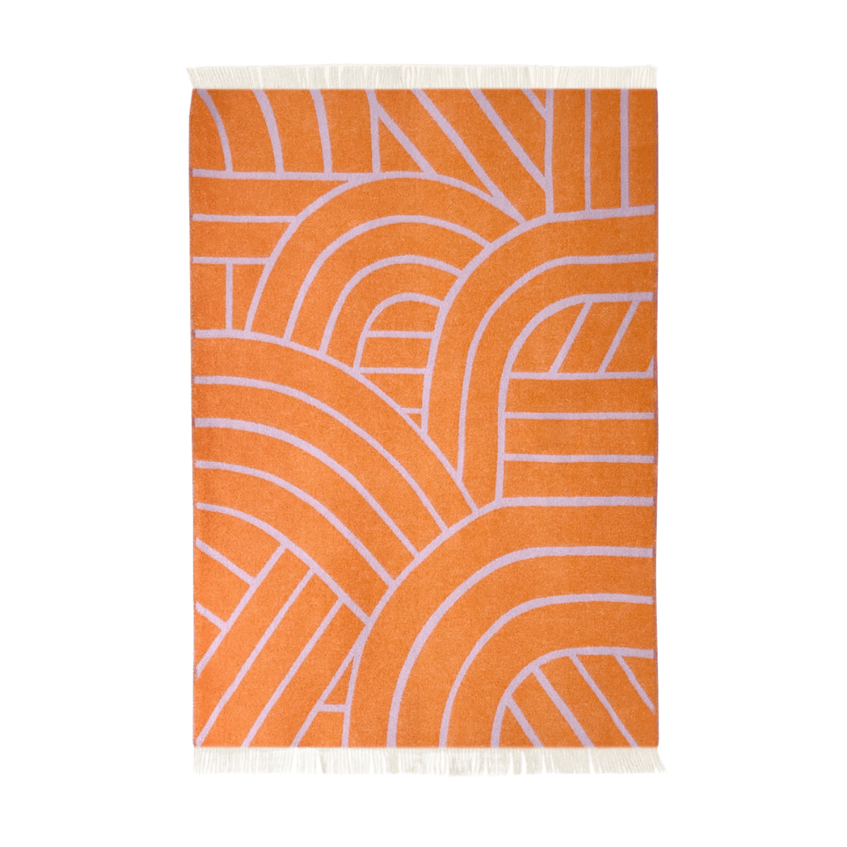 Lines ullpledd -  Syrin / Oransje
