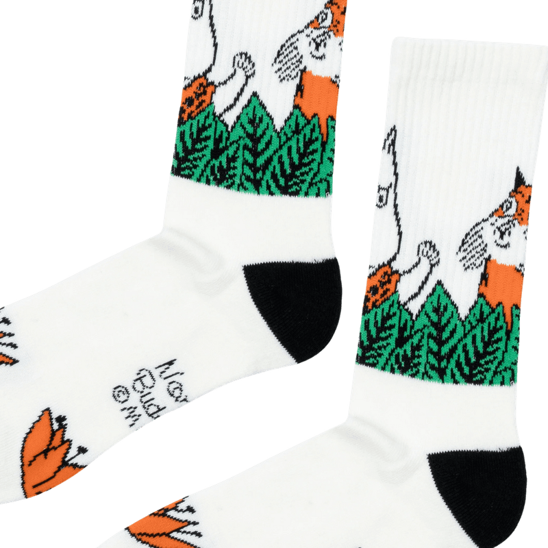 Moomin Retro Sokker - Hvit/sort