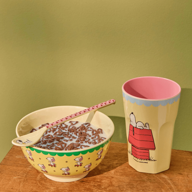 Hovedbilde Snoopy kopp hundehuset - Stor Melamine