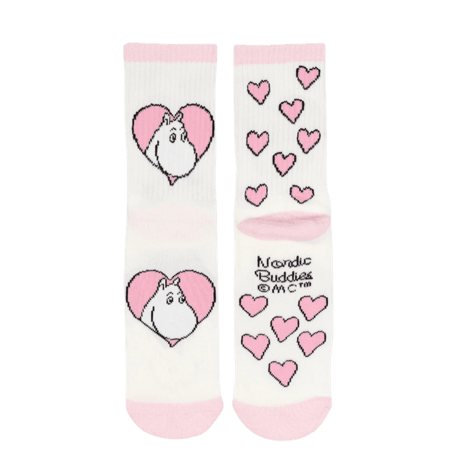 Hovedbilde Moomin Retro Sokker - rose hjerte