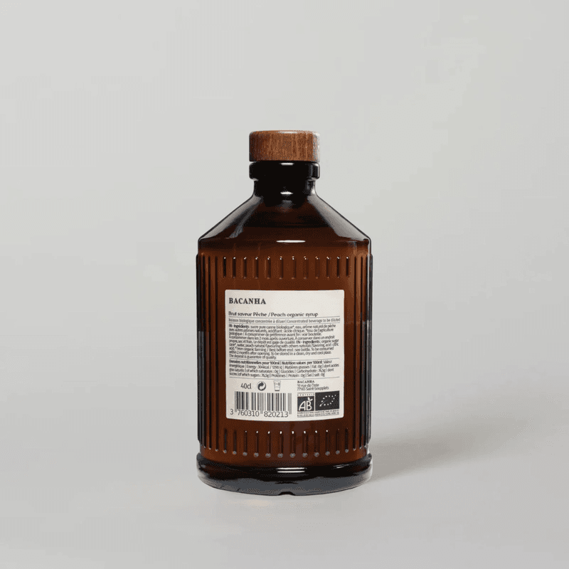 White peach sirup