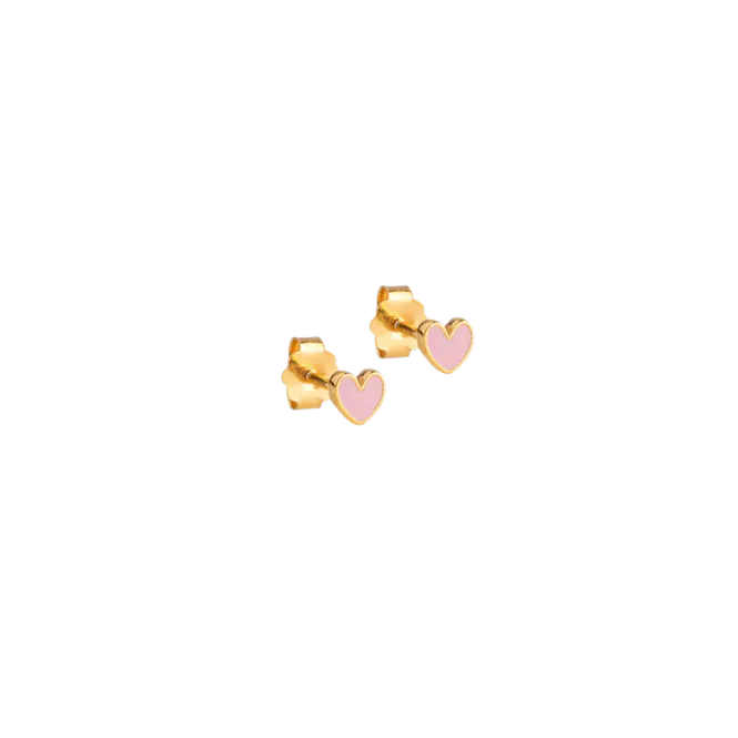 Hovedbilde ENAMEL Studs, Amore pink