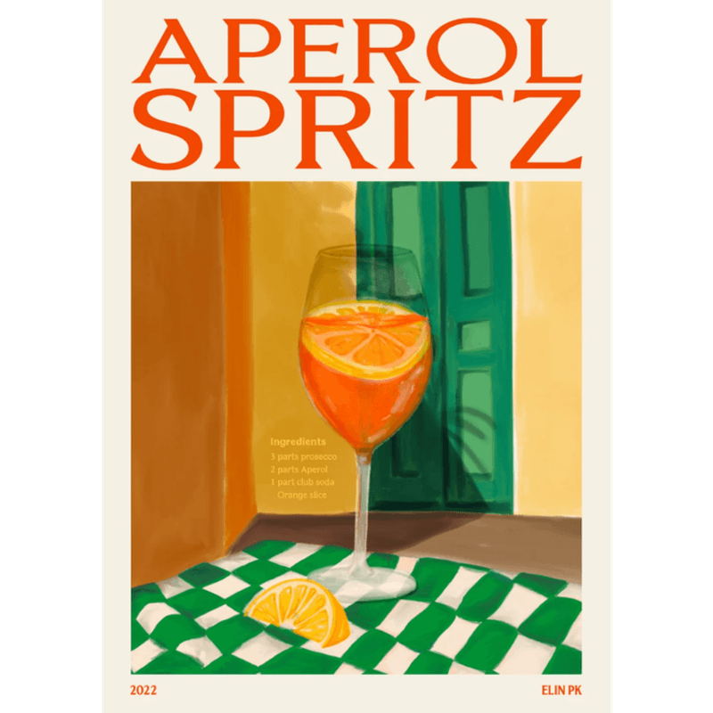 Elin PK Aperol Spritz II Drink Poster