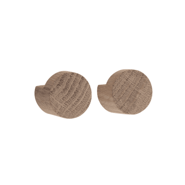 Hovedbilde  Knagg/Knott Wood Knot, small, 2 pk - Nature 