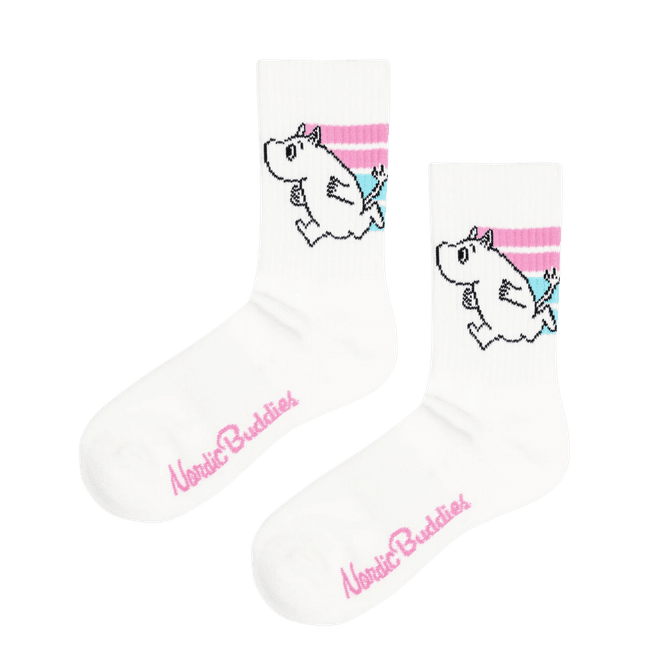 Hovedbilde Moomin Retro Sokker - Hvit/rosa