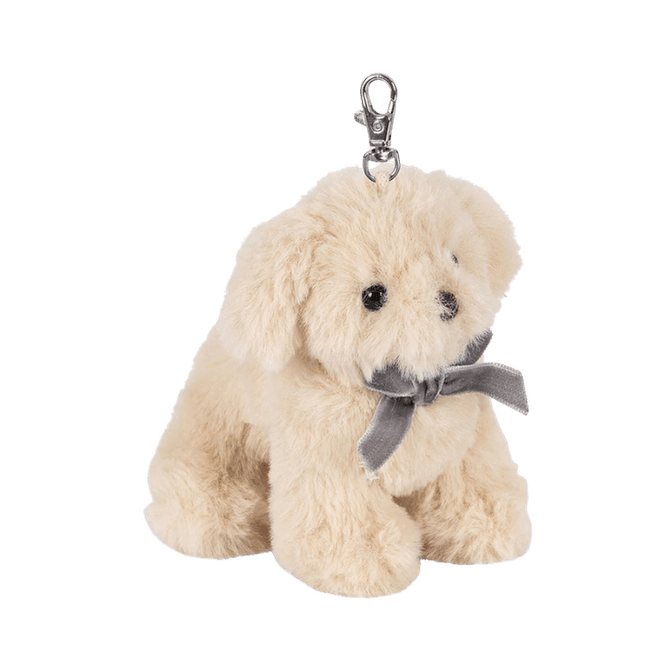 Hovedbilde Bag charm - Hund m / blå sløyfe