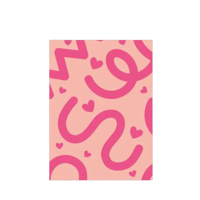 Hovedbilde TWAS Kort - Rosa krusedull