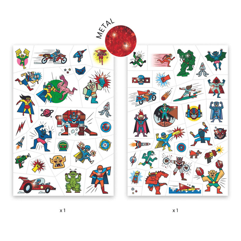 Tatoveringer med superhelter og skurker 