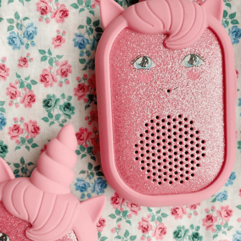 GLITTER UNICORN WALKIE TALKIE