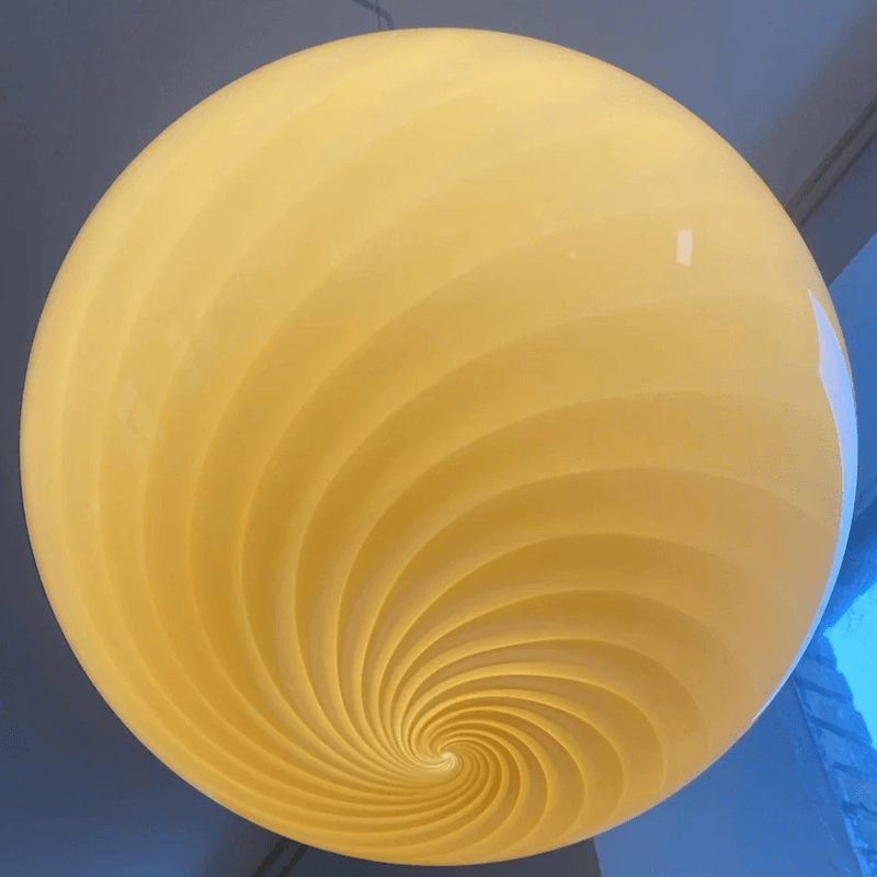 Murano Candy pendel soft yellow * Bestillingsvare