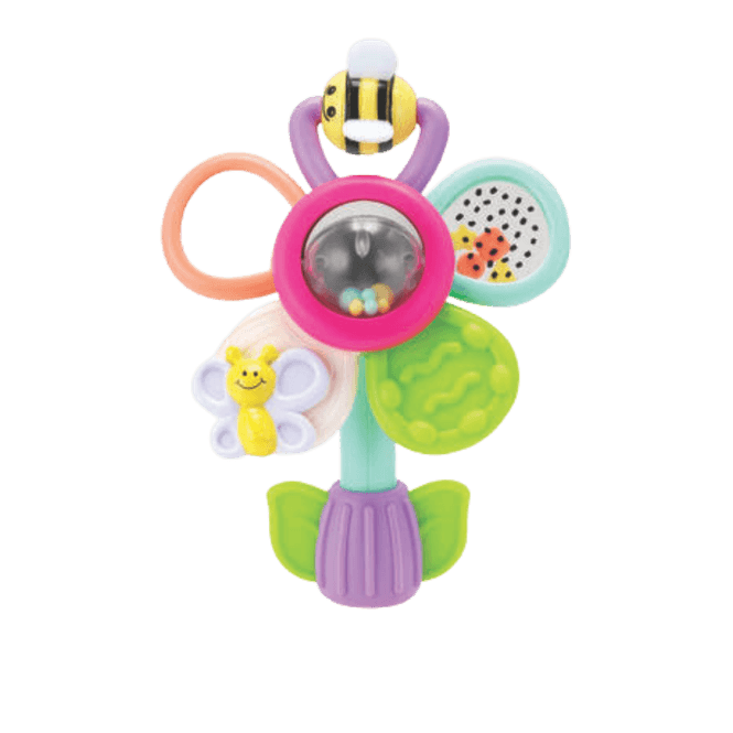 Hovedbilde Babyleke - Spinner blomst med sugekopp