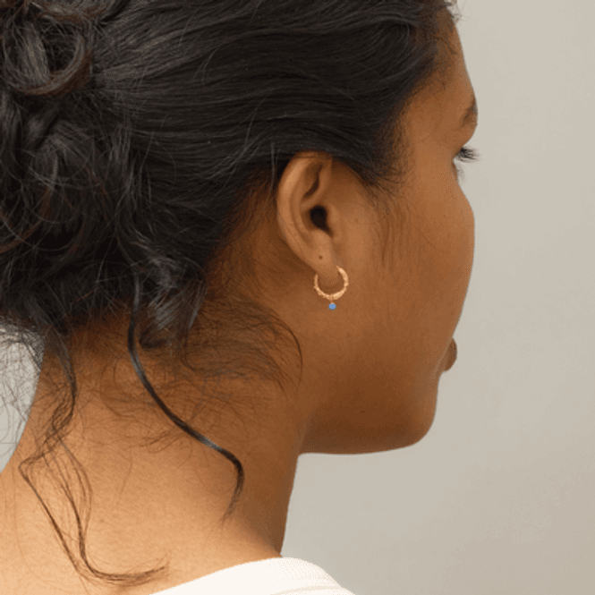 Hovedbilde ENAMEL Belle Hoops - Cornflower 