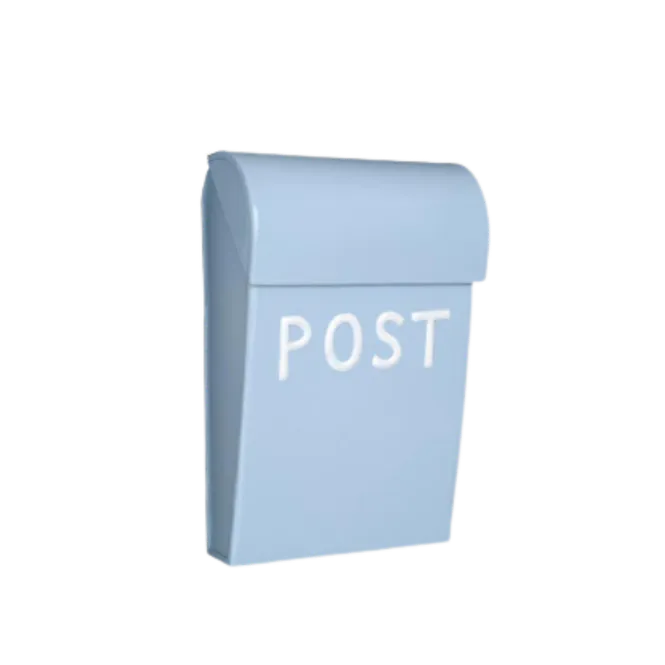 Hovedbilde Postkasse mini - Lyseblå