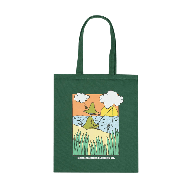 Moomin Tote bag Snusmumrikken - Grønn