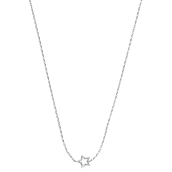 Hovedbilde Enamel smykke silver, Organic star