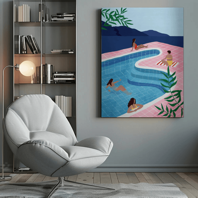 Poster - Pool Ladies