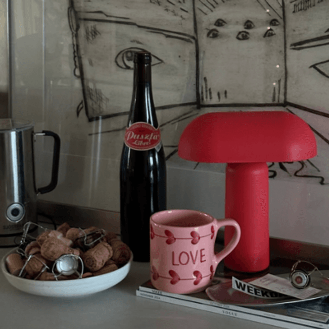 Hovedbilde Porta Table Lamp Bright Red