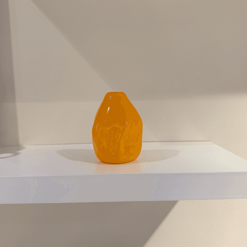 Valk Vase liten Oransj