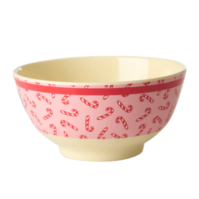 Hovedbilde Medium melamin skål - Candy Cane