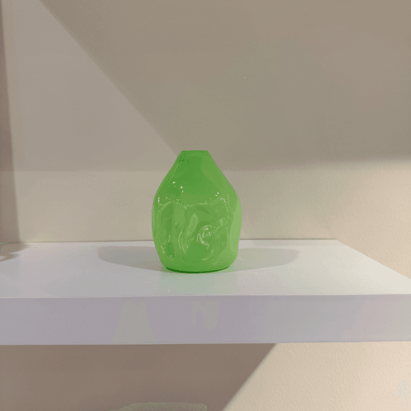 Valk Vase liten Lime grønn I