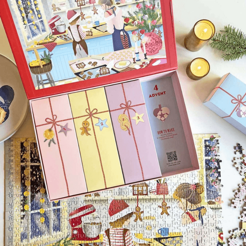 SWEET CHRISTMAS Puslespillkalender - 1000