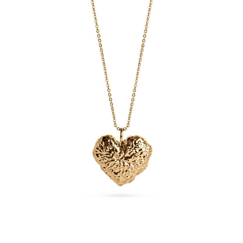 Textured Heart Necklace