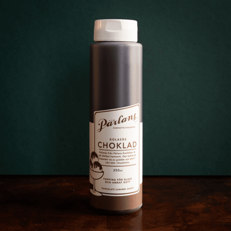 Karamellsaus med sjokolade – squeeze 250 ml