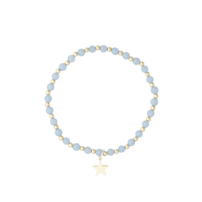 Hovedbilde Armbånd med perler og anheng - blue