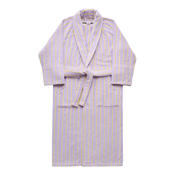 Hovedbilde Naram morgenkåpe - lilac & neon yellow