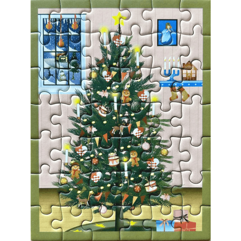 GLOWING CHRISTMAS TREE Puslespill – 150 brikker