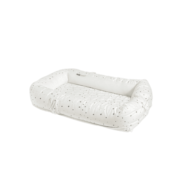 Hovedbilde Najell  babynest tulip - Hvit dot 