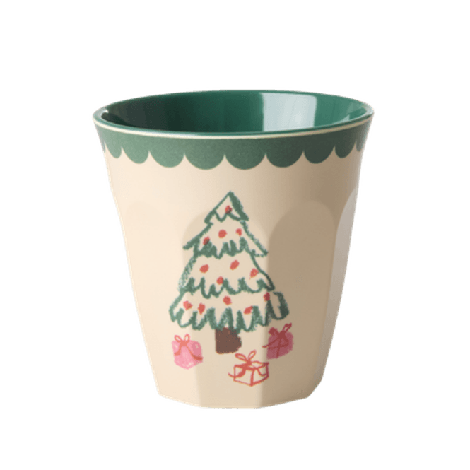 Hovedbilde Medium melamin kopp - Gifted Tree jul