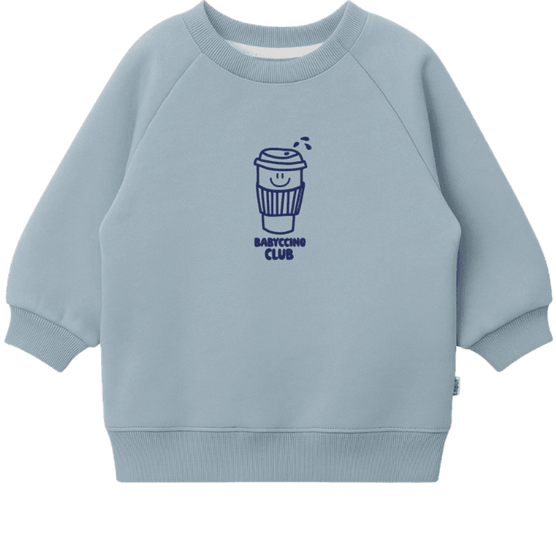 Sweatshirt lyseblå 