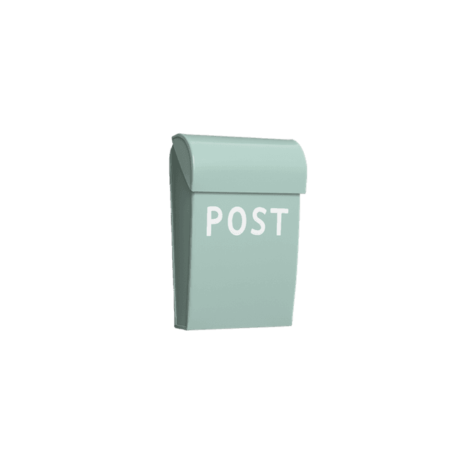 Hovedbilde Postkasse mini - Teal