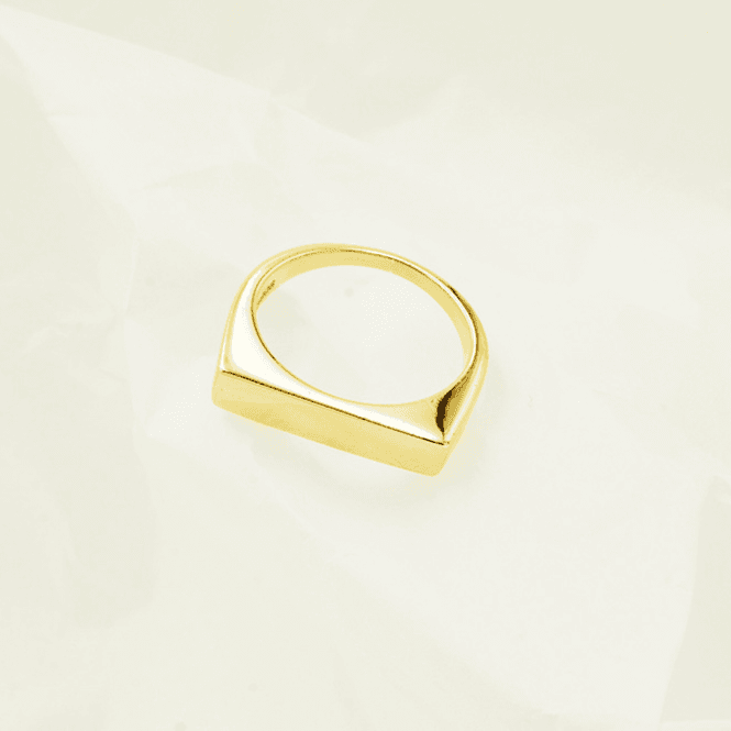 Hovedbilde Bossline ring - gull