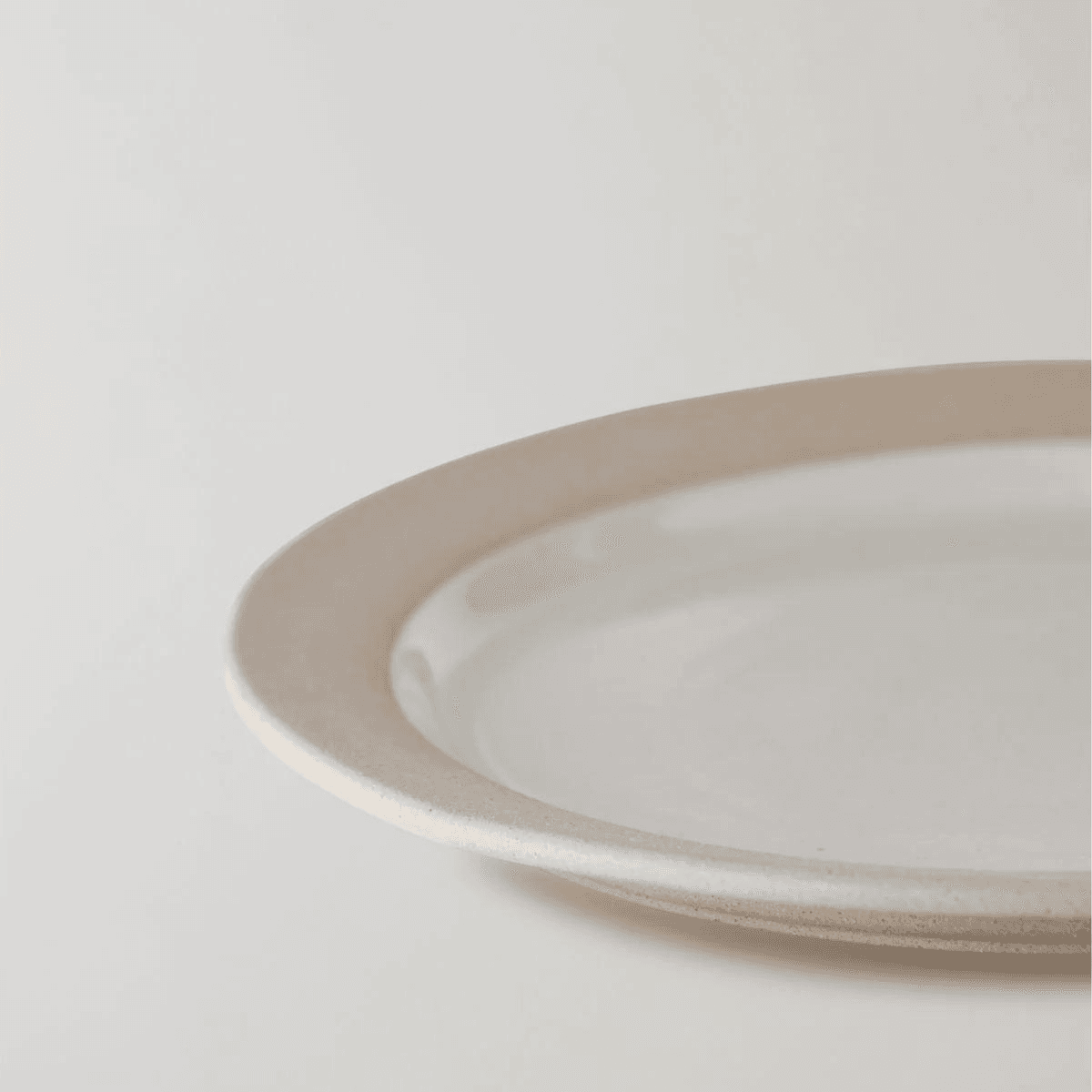 CLAYWARE DINNER PLATE 1 stk - SAND/GREY