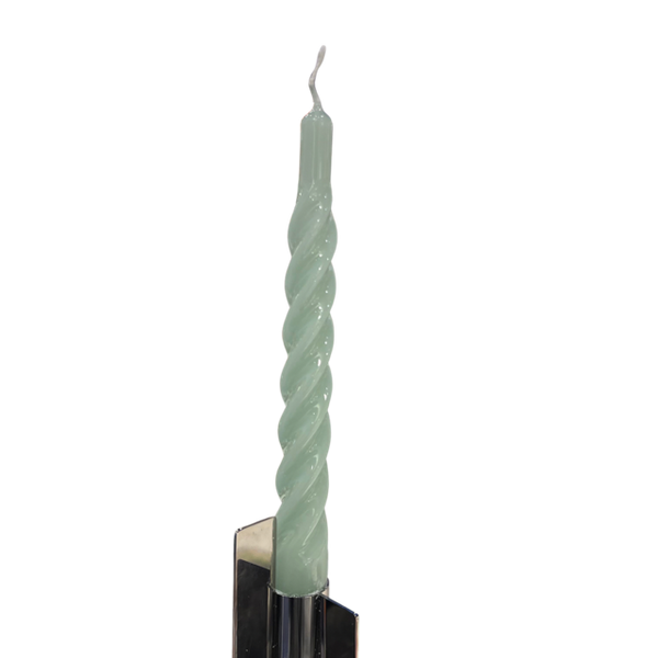 Hovedbilde Candles with a Twist - Raseda green 1stk