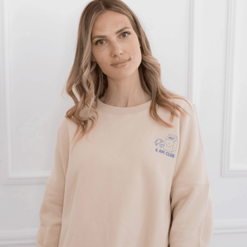 Sweatshirt Beige Coffee