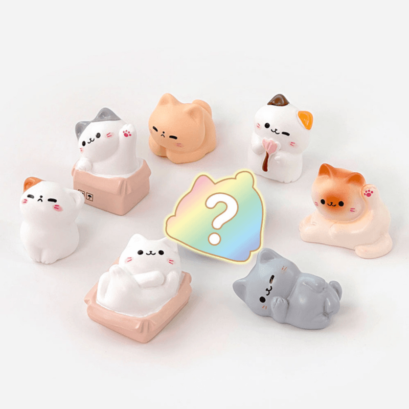 Cozy Cat Blind Box – Tilfeldig miniatyrfigur