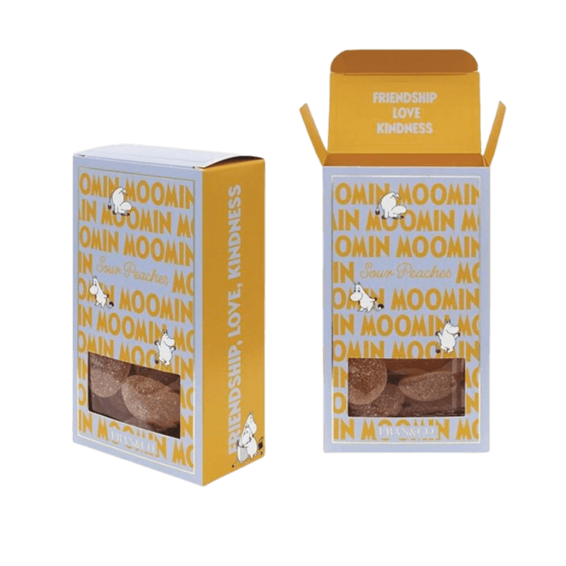 Moomin Sour Peaches - fersken godteri