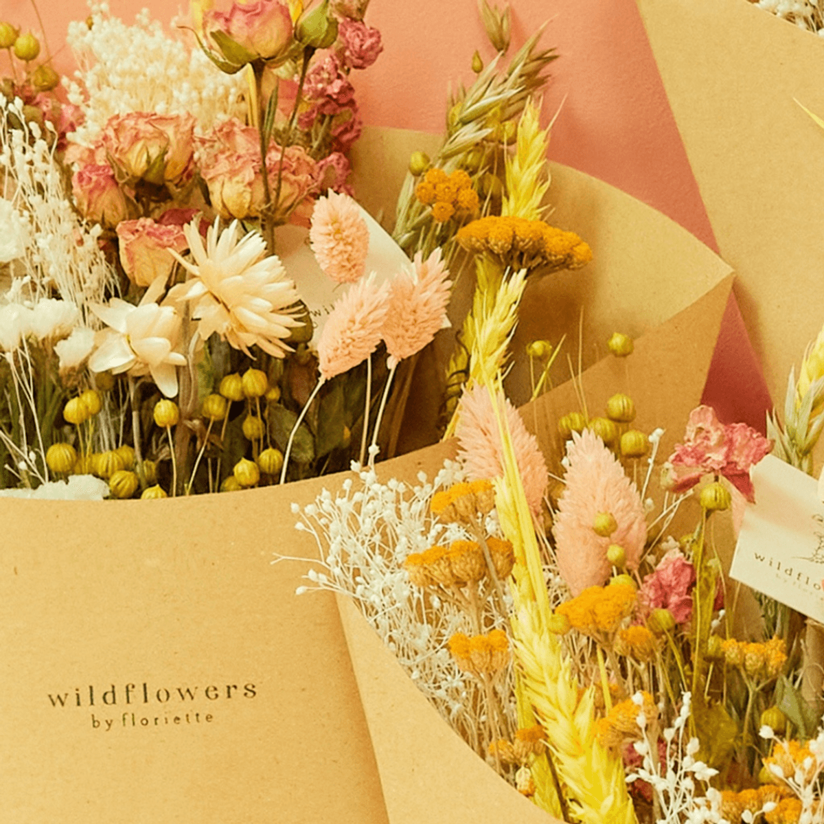 Dried Flowers - Bouquet - Pink Lemonade