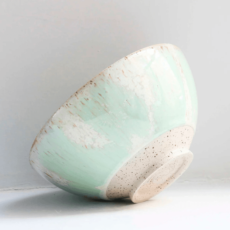 Spring bowl - Whispy Mint Crystal