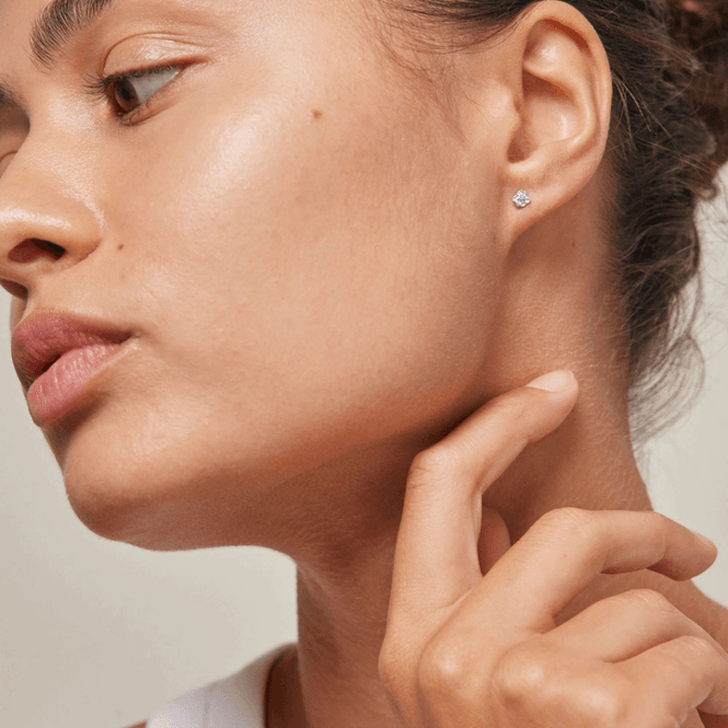 Hovedbilde ENAMEL Studs silver, Rio Mini