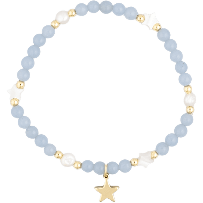 Hovedbilde Armbånd med ferskvannsperler - Blue