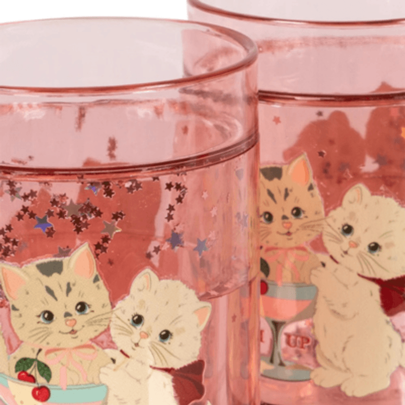 Glitterkopp 2 pk - Rose cat