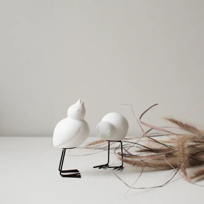 Hovedbilde DBKD Swedish Bird 2-set - white